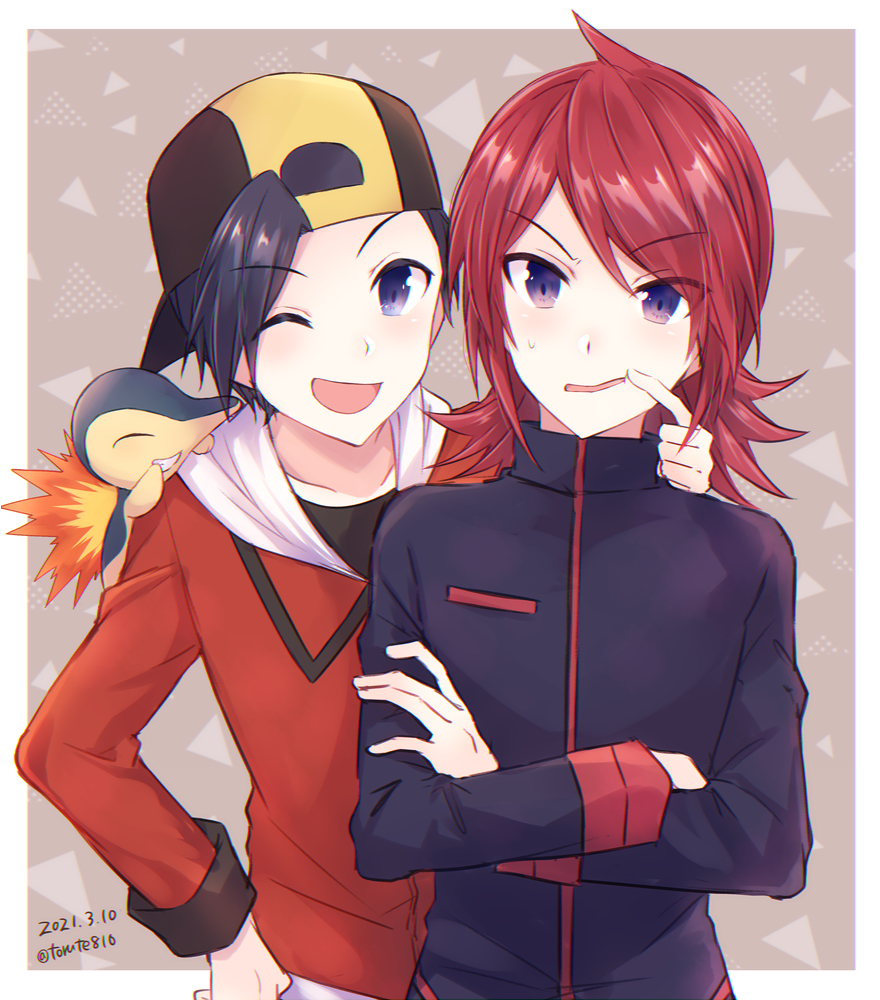 This is a pixiv picture whose title is 笑って笑って！.
