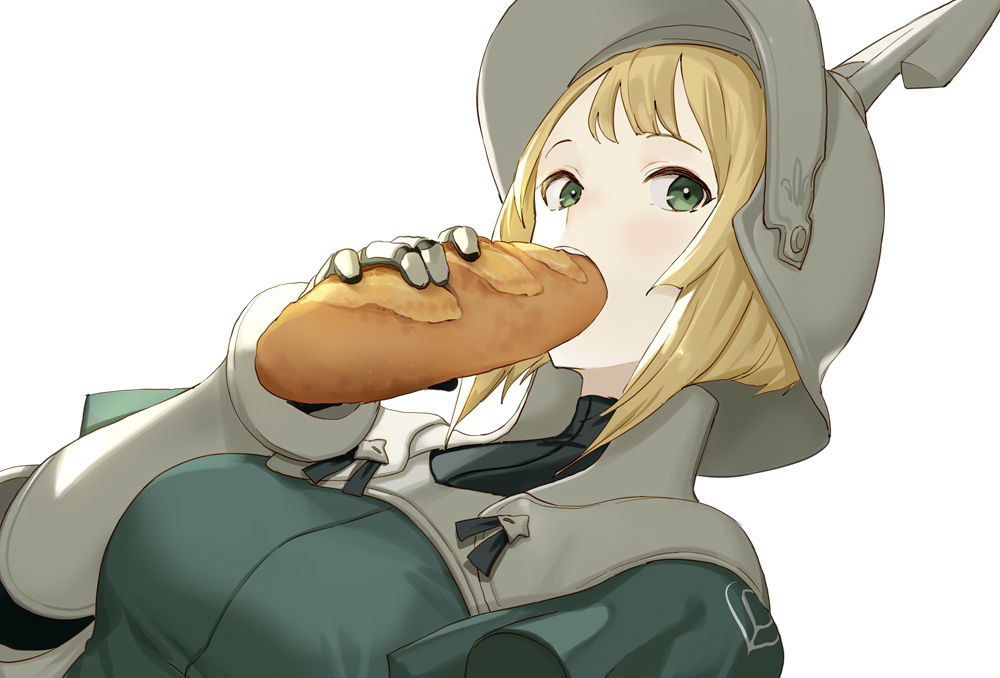This is a pixiv picture whose title is パン食べる.