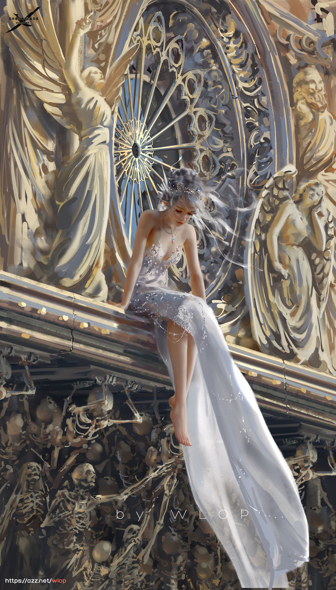 This is a pixiv picture whose title is 罪.