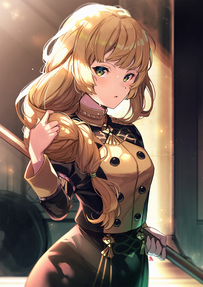 This is a pixiv picture whose title is 【FE】放課後の訓練場【風花雪月】.