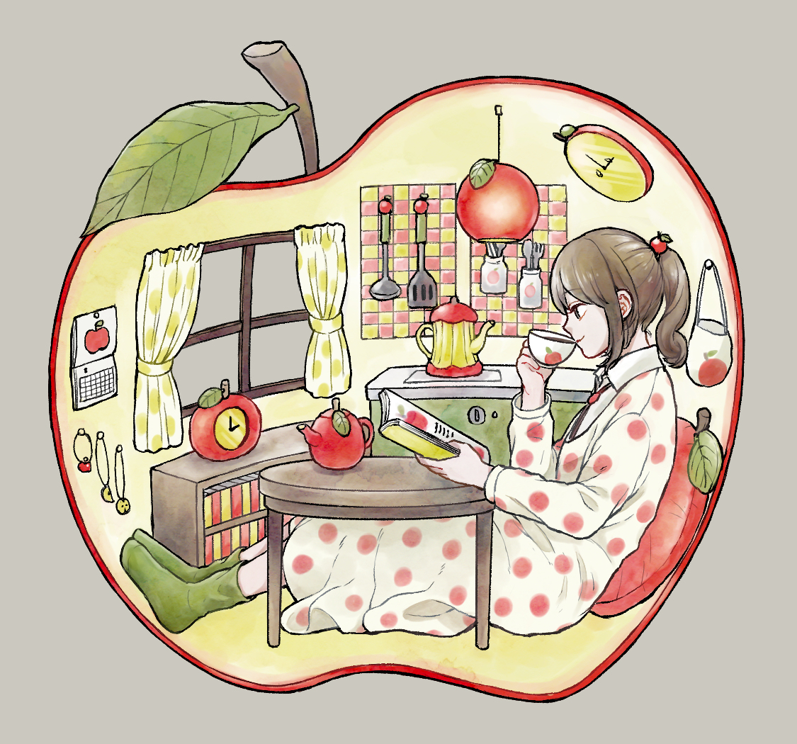This is a pixiv picture whose title is 林檎ルーム.