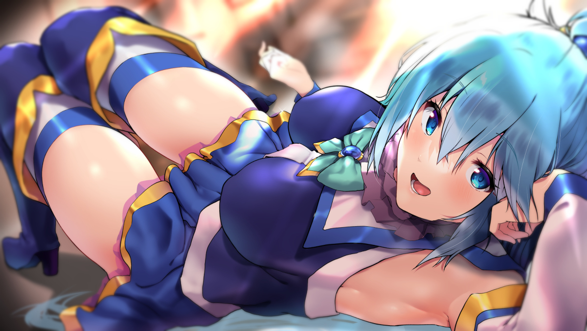 This is a pixiv picture whose title is アクアさま.