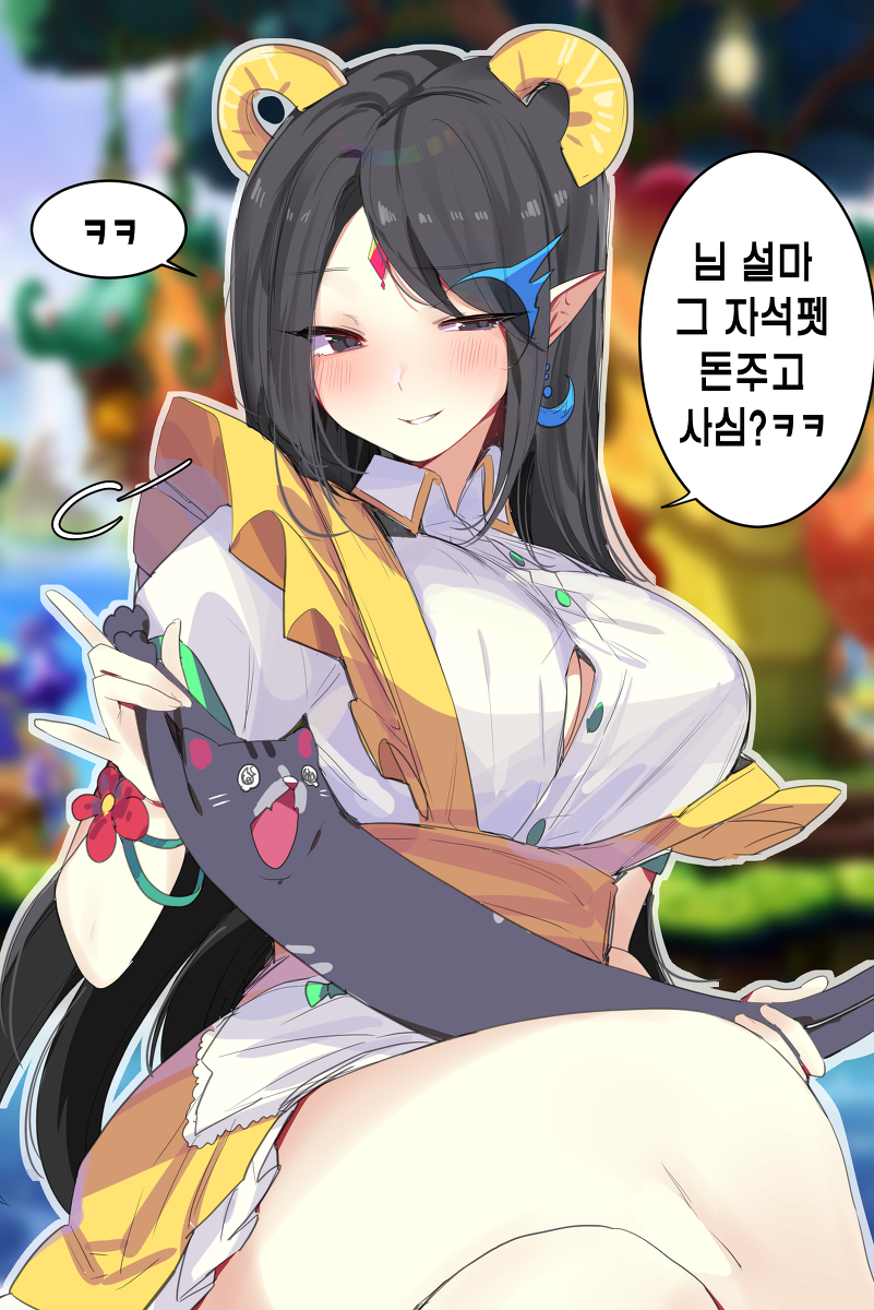 This is a pixiv picture whose title is 츄츄아델.