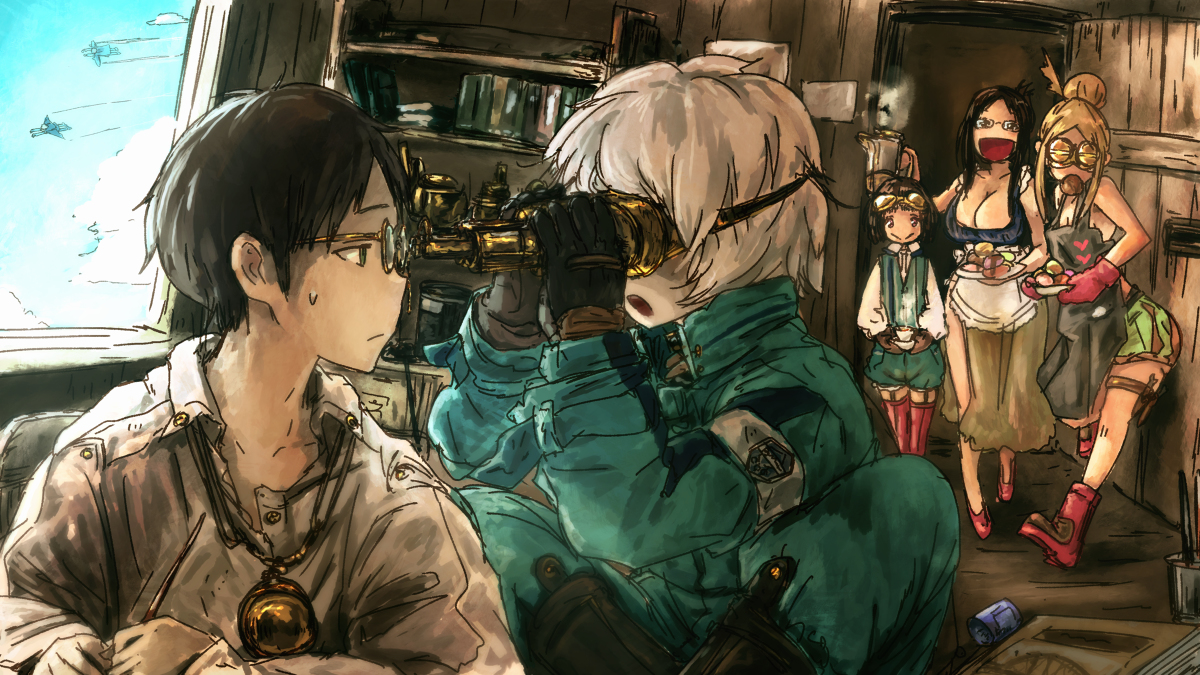 This is a pixiv picture whose title is 異世界玉狛！.