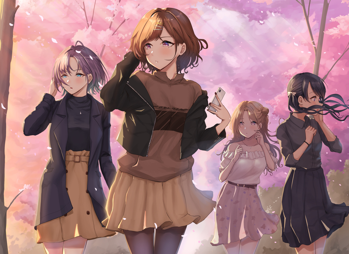 This is a pixiv picture whose title is noctchill「はるかぜ」.