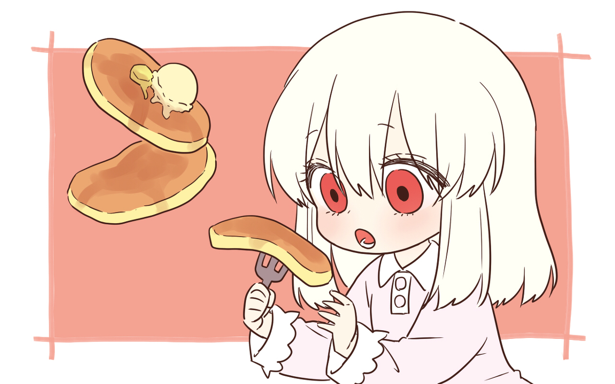 This is a pixiv picture whose title is 4月より食人鬼さんその後をFANBOX内にて連載します.