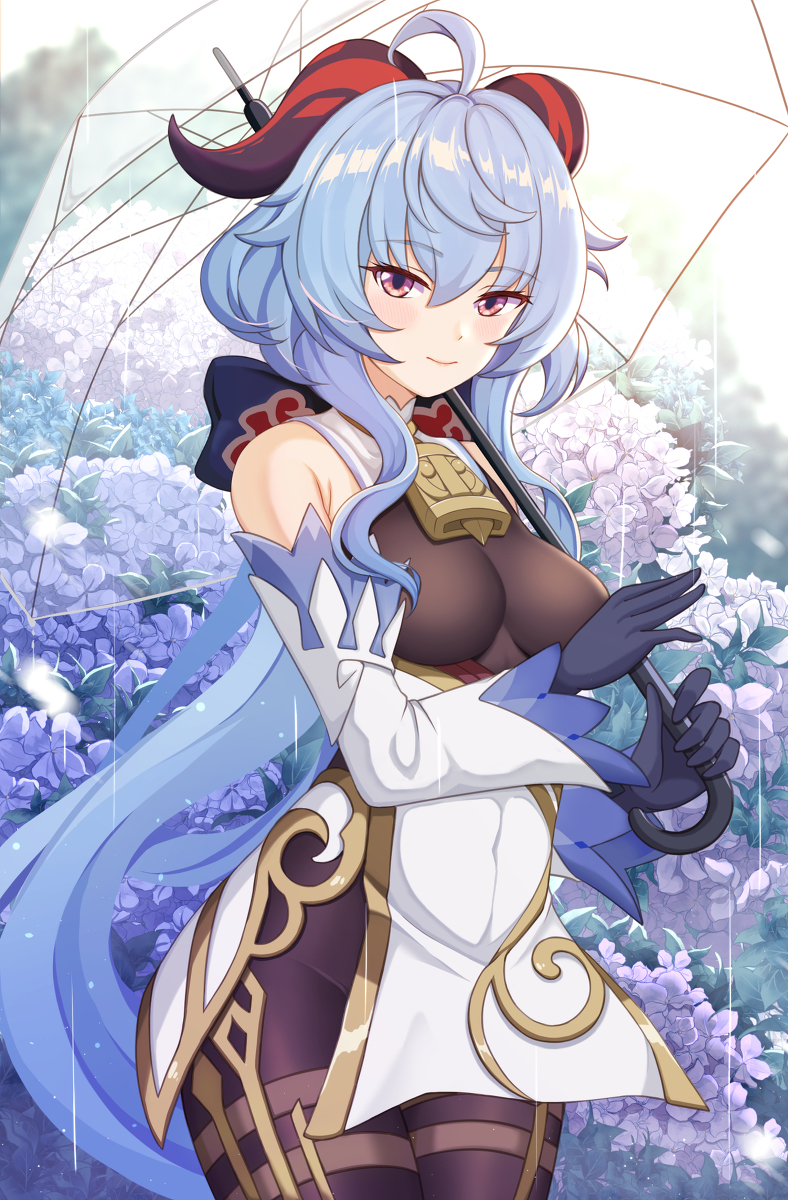 This is a pixiv picture whose title is 甘雨.