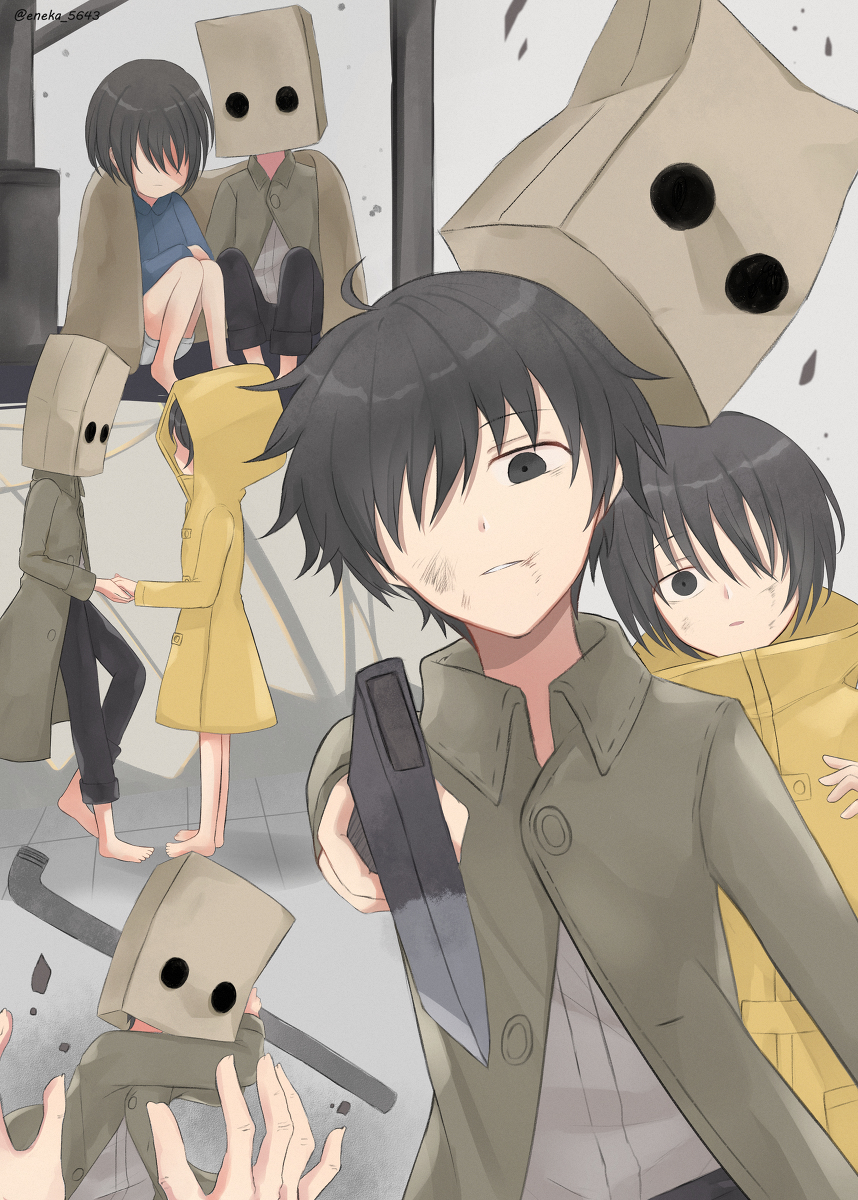 This is a pixiv picture whose title is リトルナイトメア2.