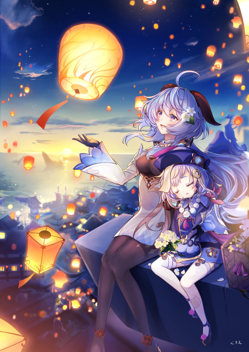 This is a pixiv picture whose title is 穏やかなひと時.