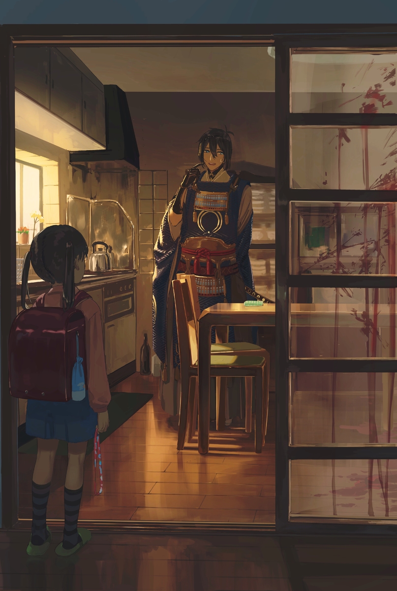 This is a pixiv picture whose title is 鍵っ子.