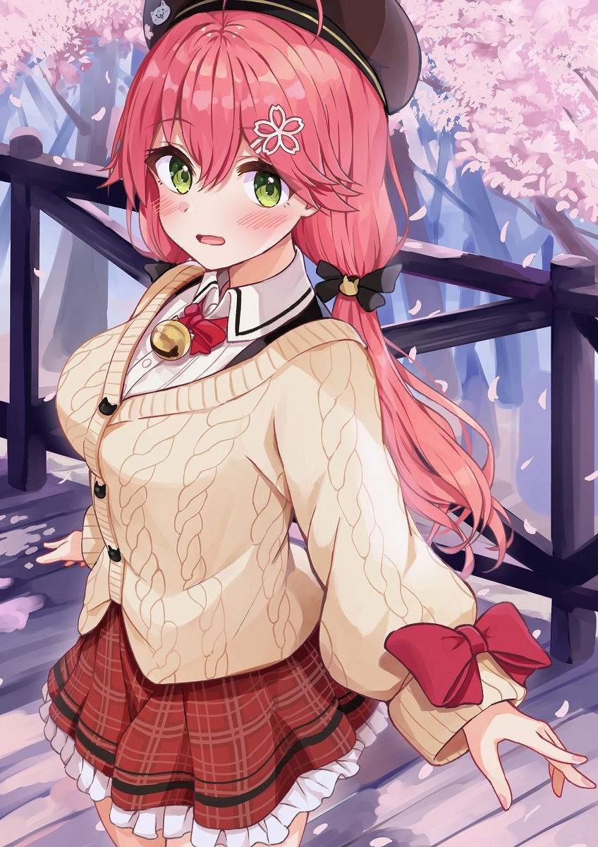 This is a pixiv picture whose title is 新衣装みこち.