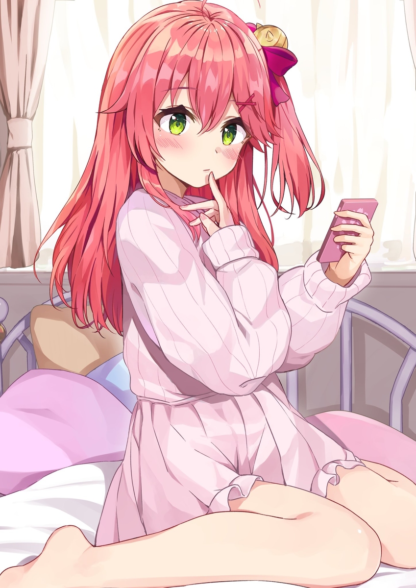 This is a pixiv picture whose title is みこち.