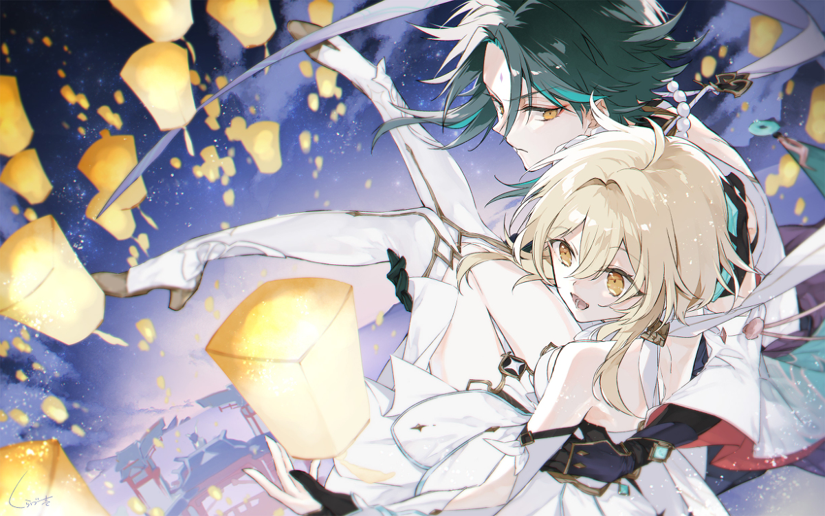 This is a pixiv picture whose title is 「綺麗だね」.