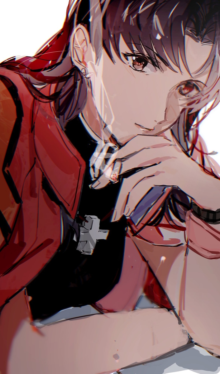 This is a pixiv picture whose title is 🚬.