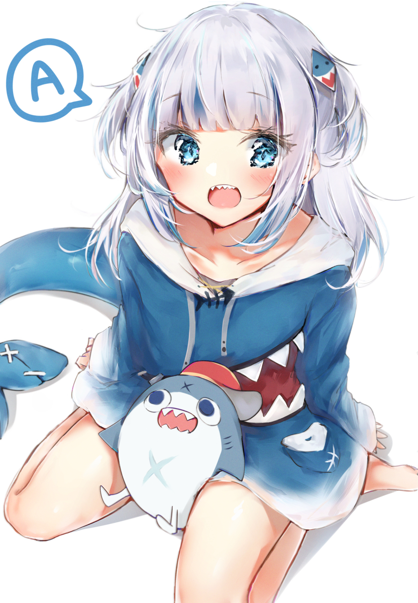 This is a pixiv picture whose title is GawrGura🦈.