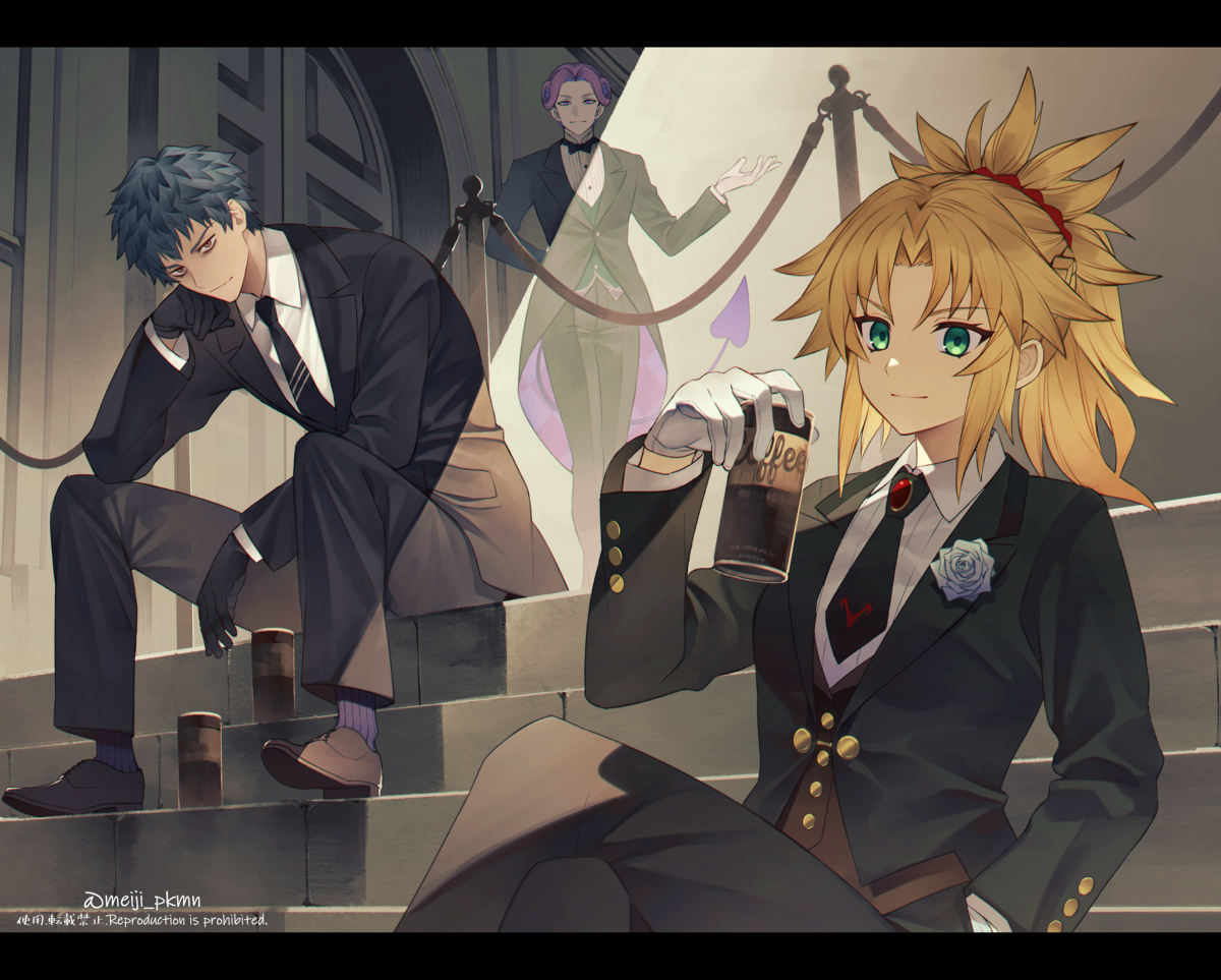 This is a pixiv picture whose title is 美術館の警備員.