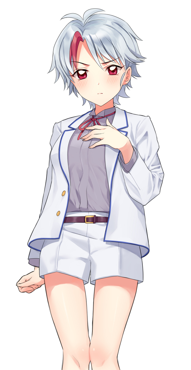 This is a pixiv picture whose title is 短パンとわちゃん.