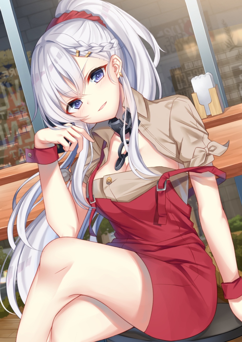 This is a pixiv picture whose title is ベルファストさん.