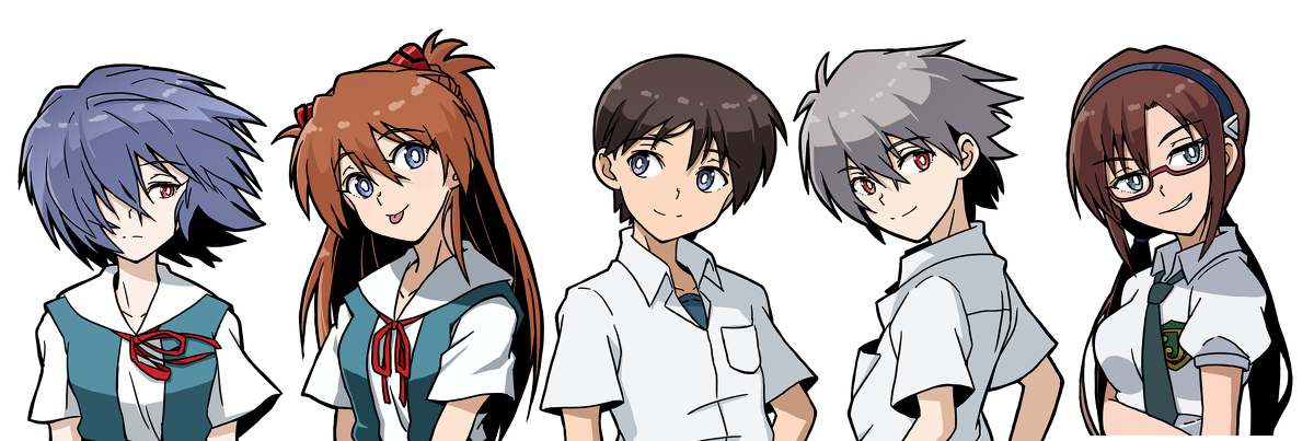 This is a pixiv picture whose title is エヴァンゲリオン.