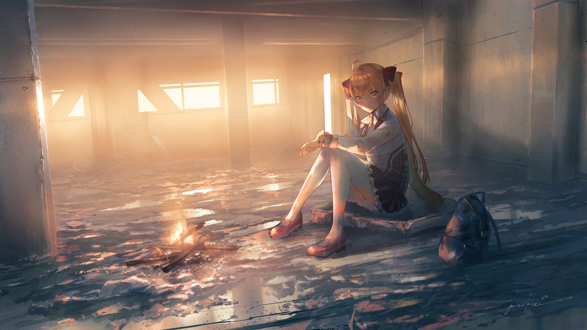 This is a pixiv picture whose title is とあるお嬢のデスゲーム.