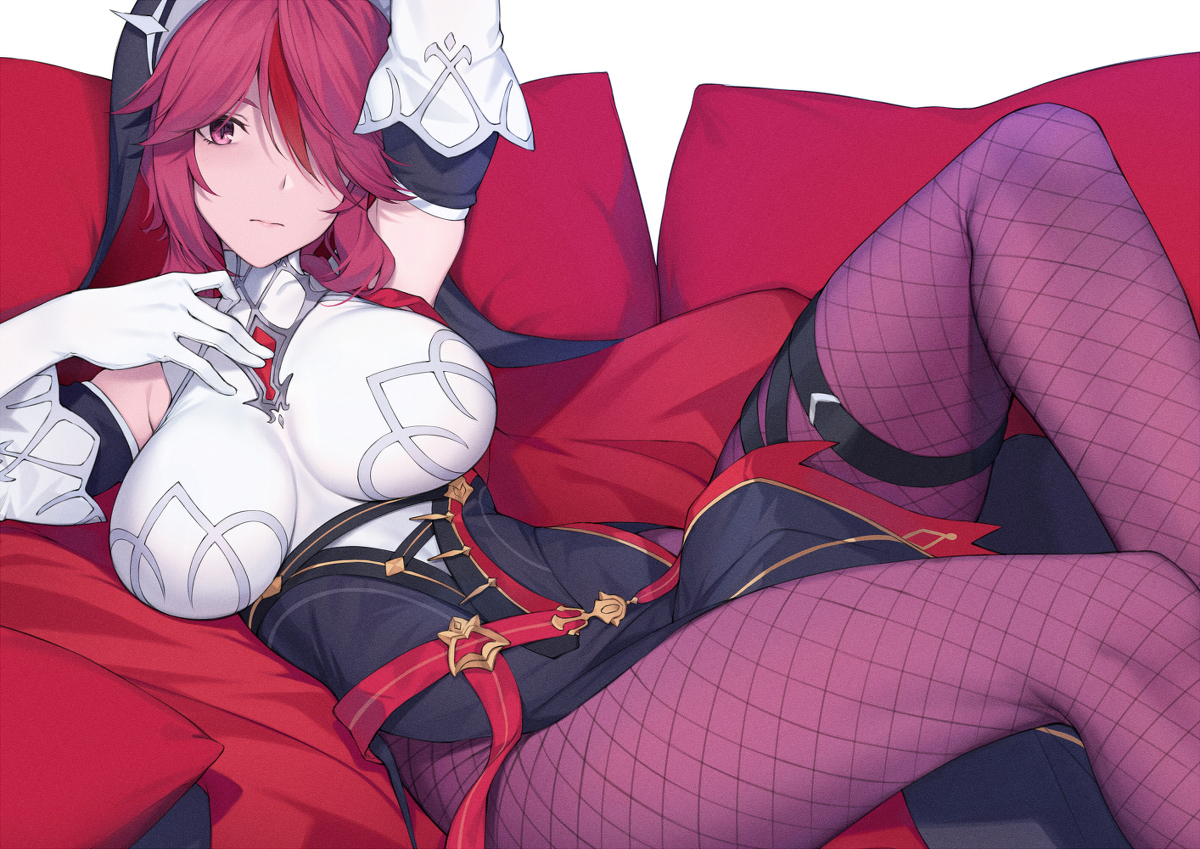 This is a pixiv picture whose title is ロサリア.