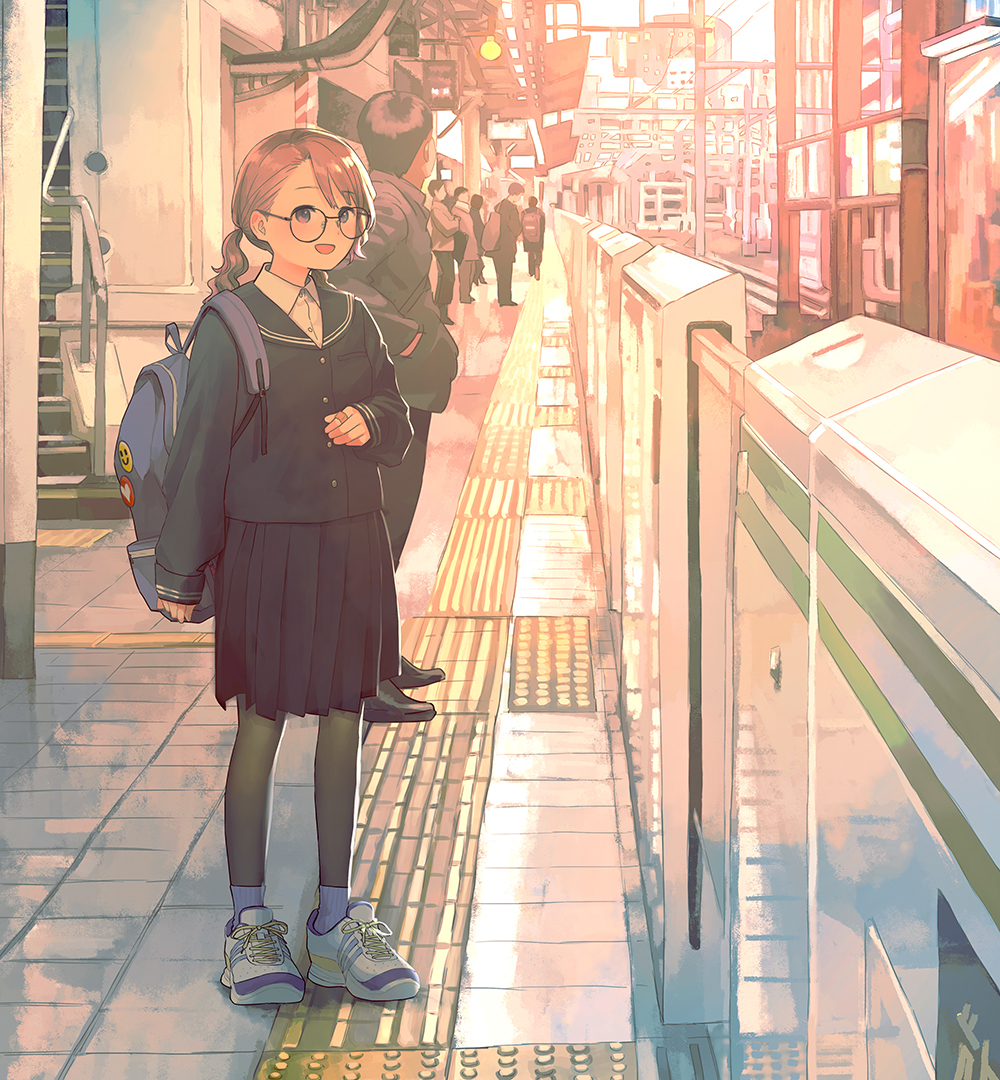 This is a pixiv picture whose title is 「おはよう」.