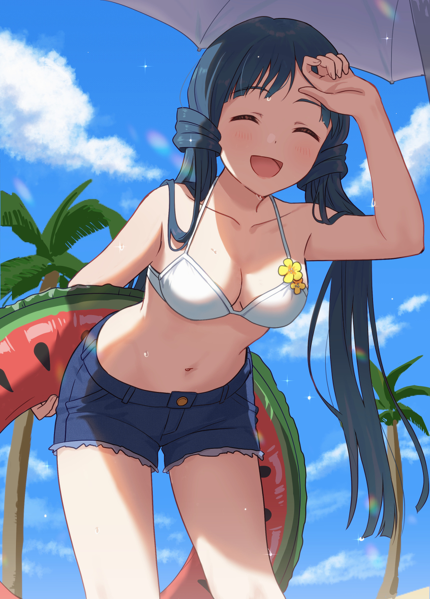 This is a pixiv picture whose title is 🏝.