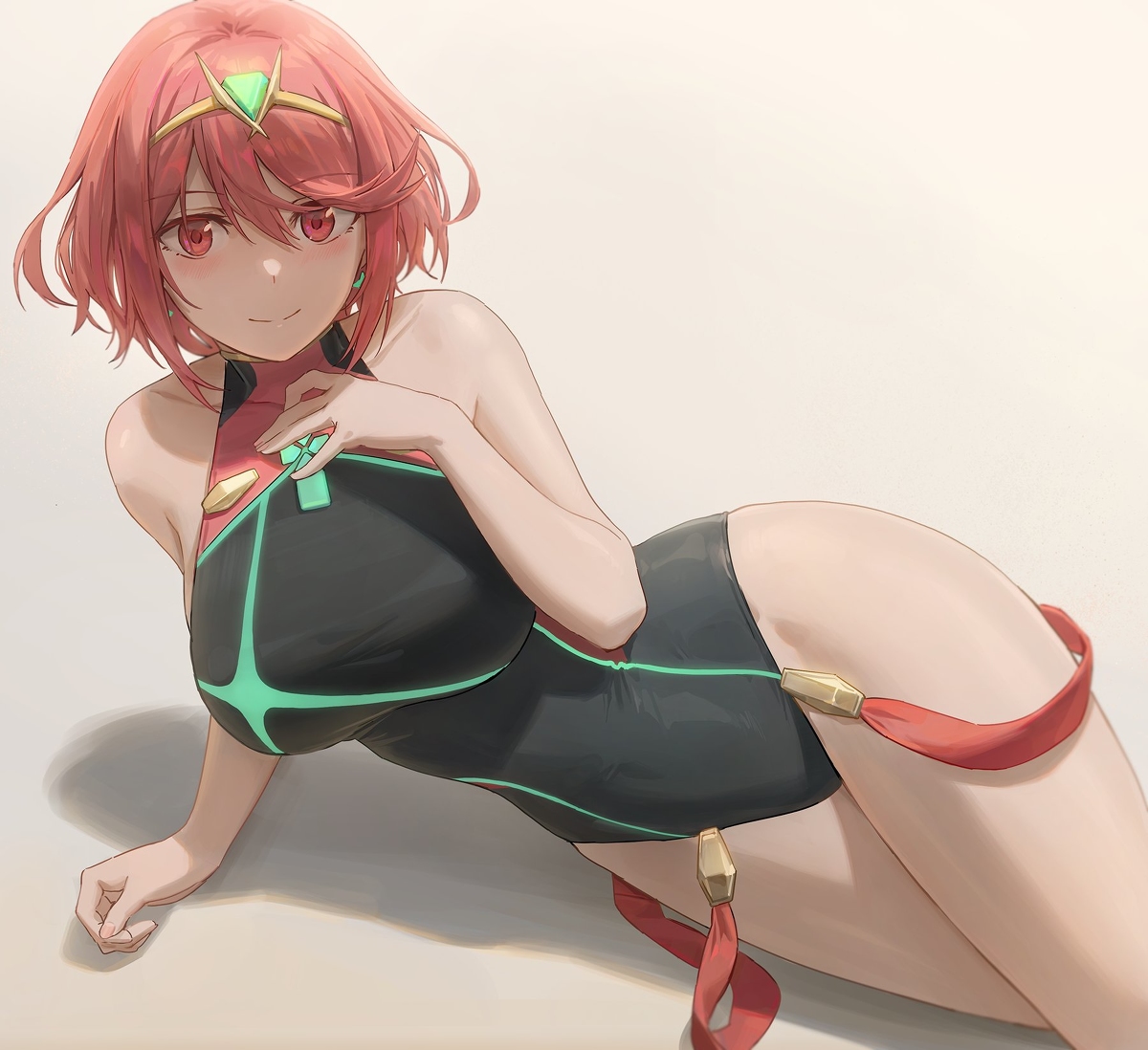 This is a pixiv picture whose title is ホムラ (Pyra).