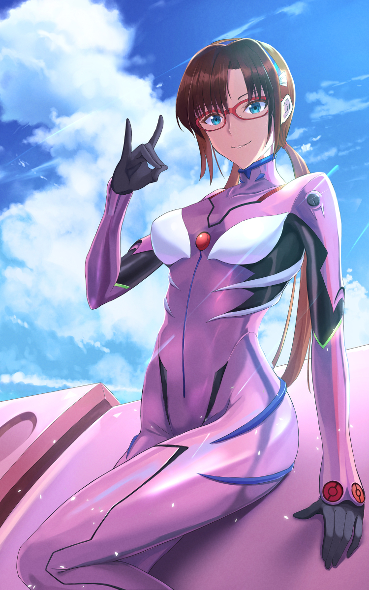 This is a pixiv picture whose title is 真希波・マリ・イラストリアス.