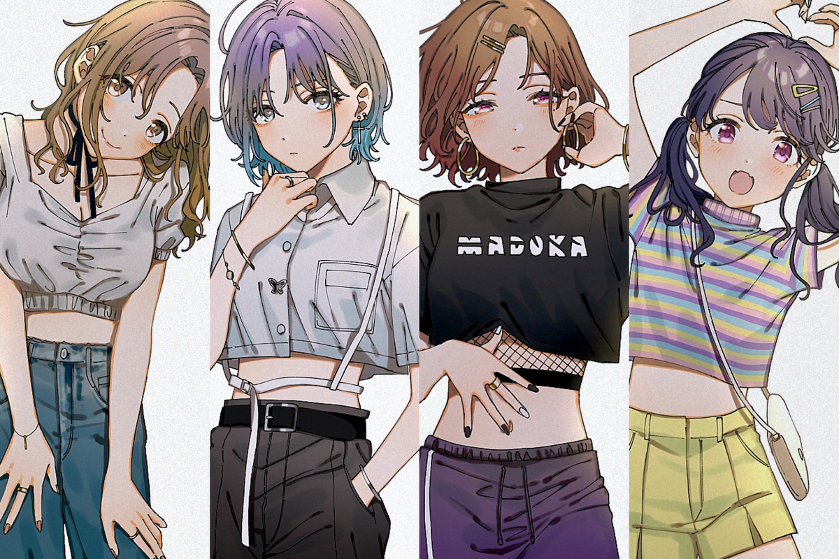This is a pixiv picture whose title is へそ出しノクチル.