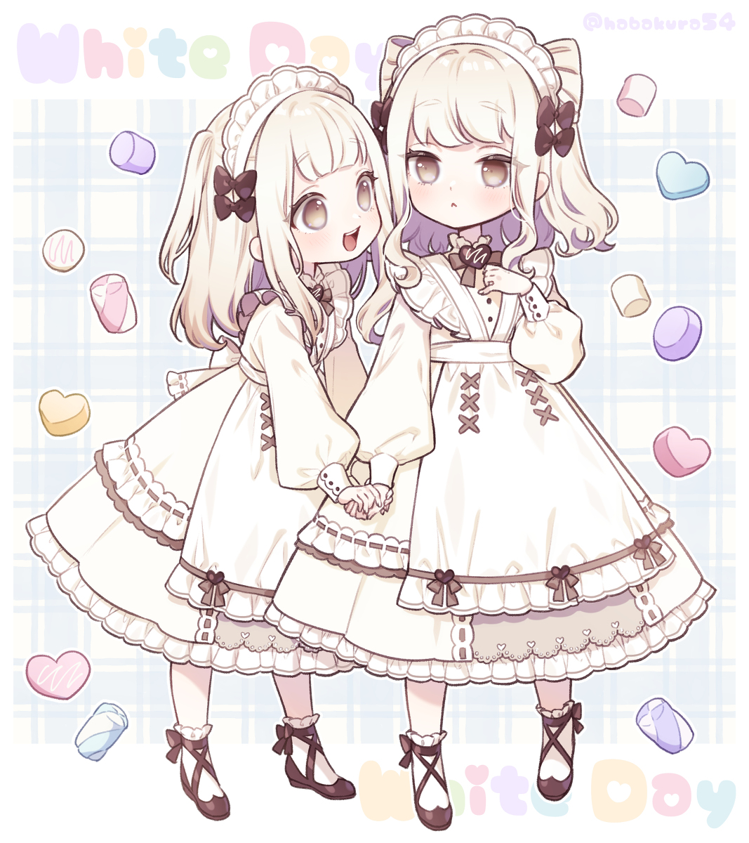 This is a pixiv picture whose title is ホワイトデーの白メイドさん.