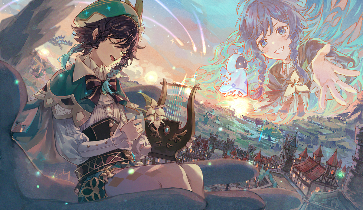 This is a pixiv picture whose title is To my dearest friend ♪.