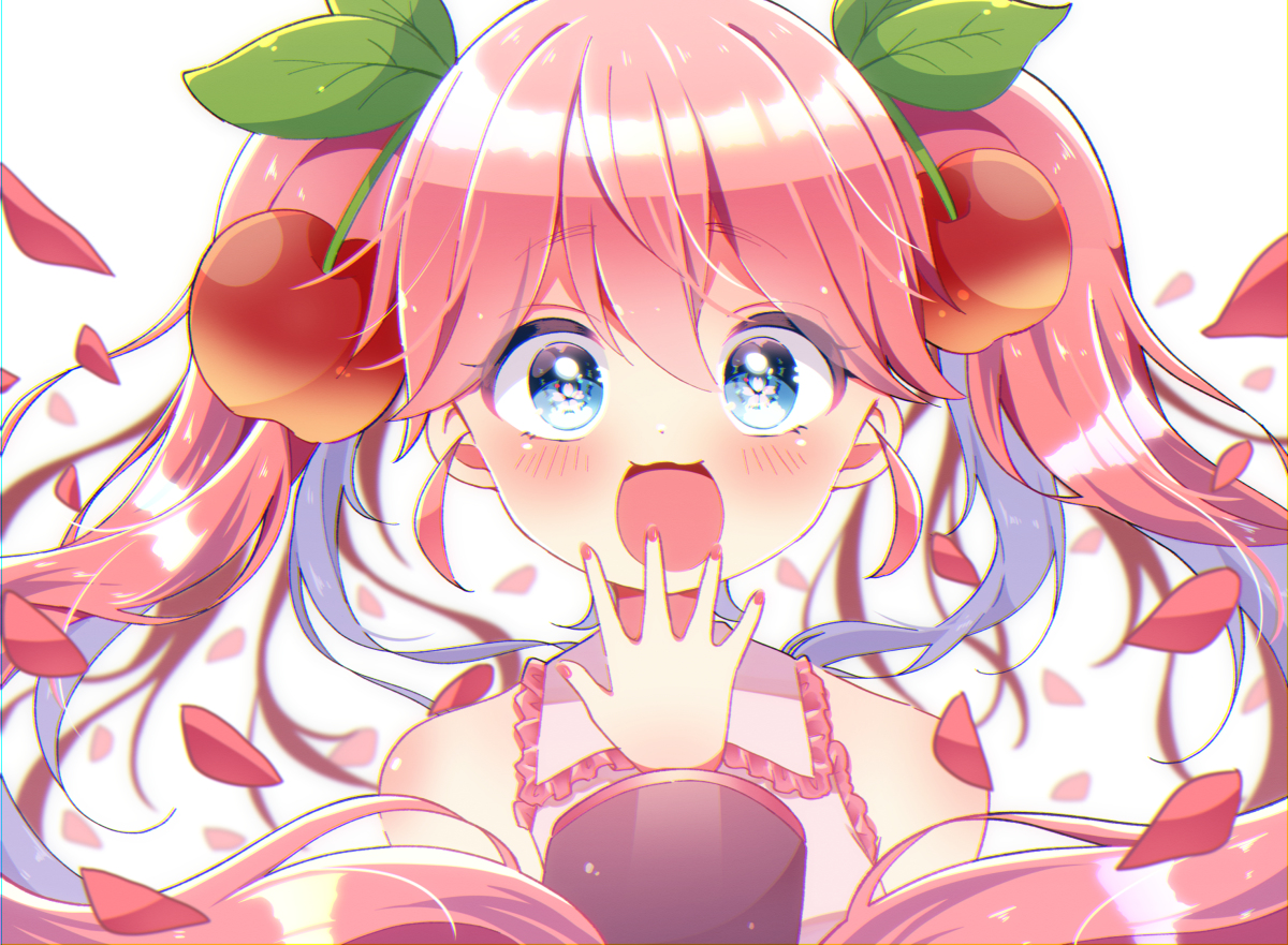 This is a pixiv picture whose title is 🌸桜ミク🌸.