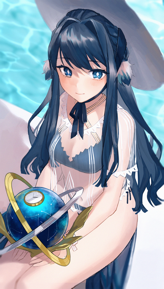 This is a pixiv picture whose title is 水着アステシア.
