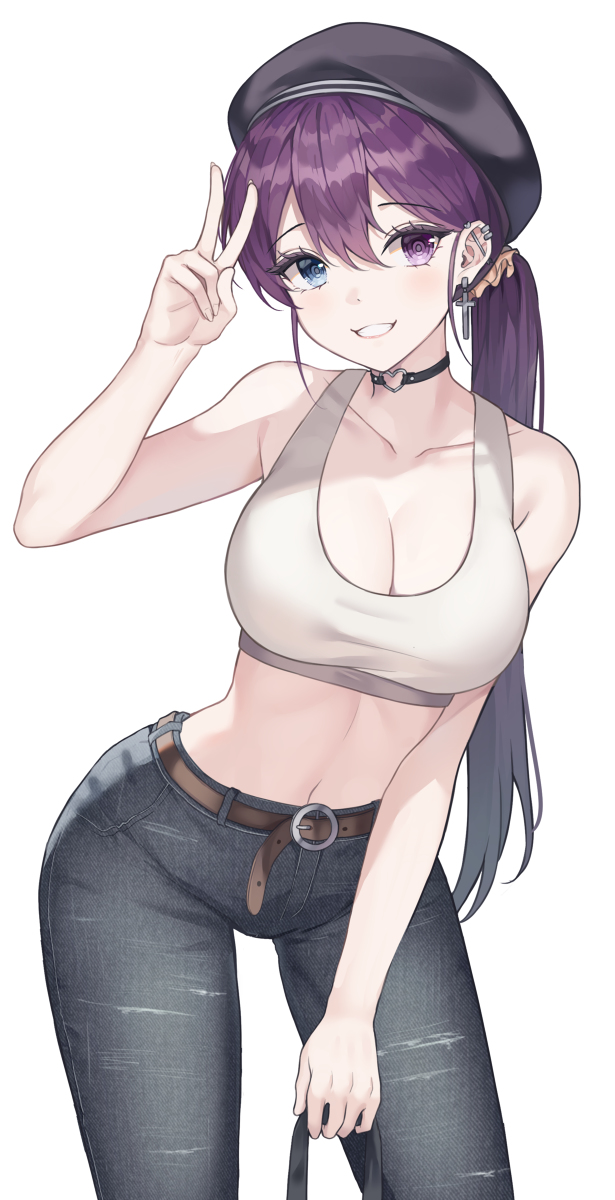 This is a pixiv picture whose title is ✌️.
