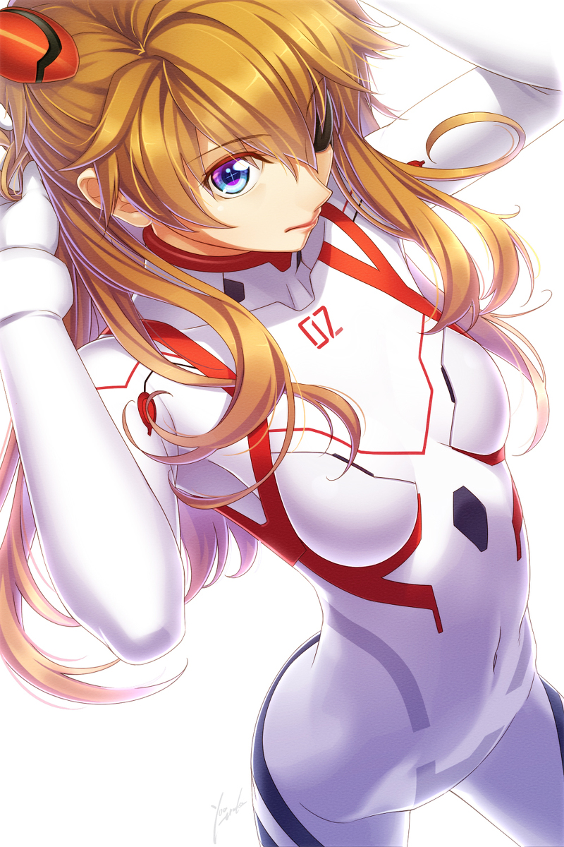 This is a pixiv picture whose title is 【シン・エヴァ】式波・アスカ・ラングレー.