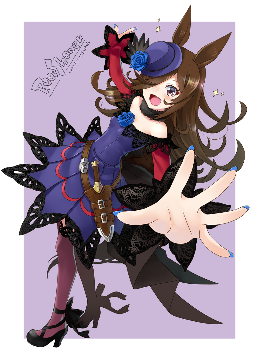 This is a pixiv picture whose title is ライスシャワーちゃん.