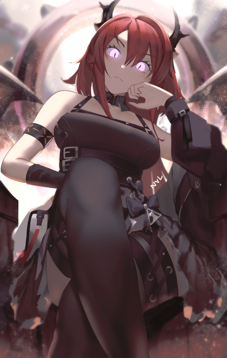 This is a pixiv picture whose title is Surtr.