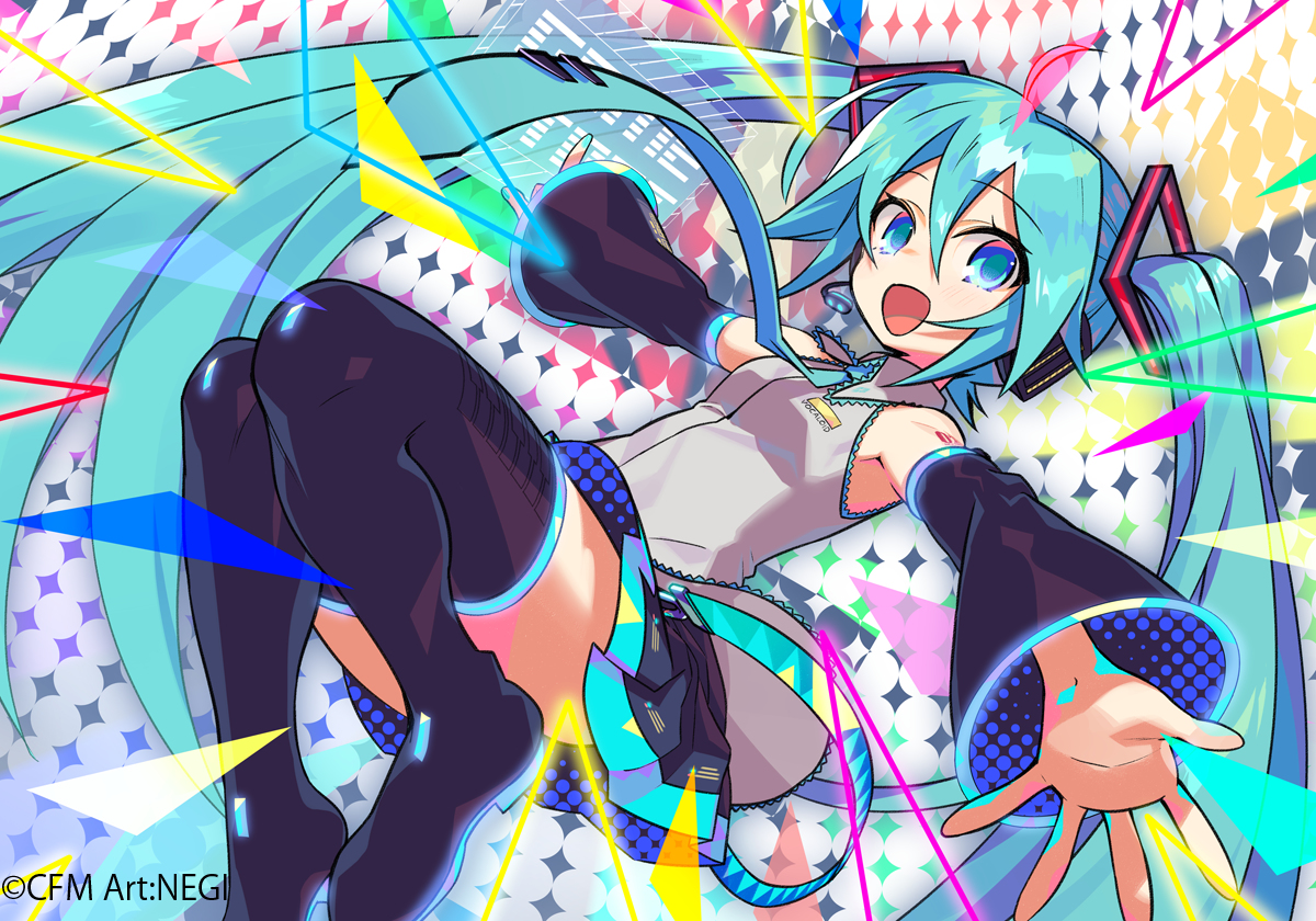 This is a pixiv picture whose title is 初音ミク ロジックペイントS.