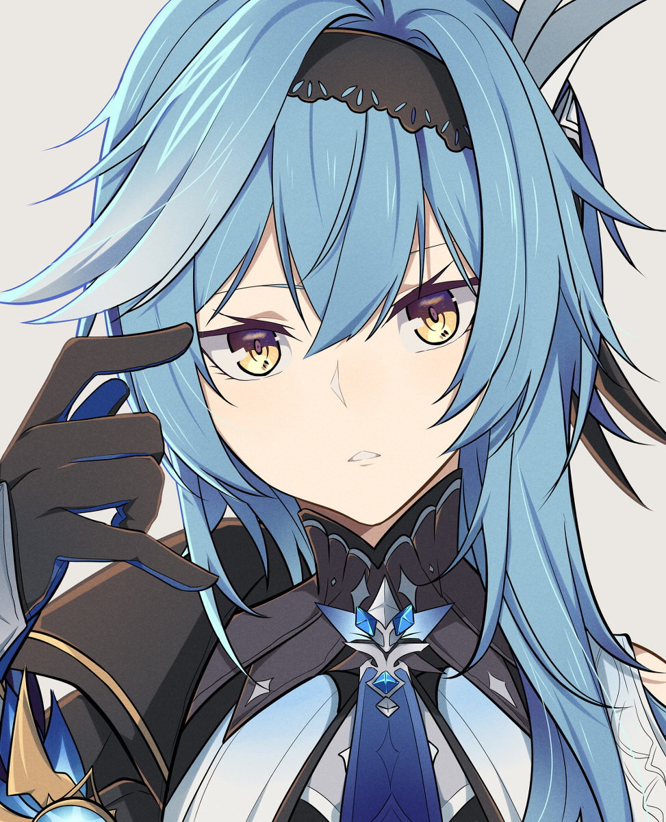 This is a pixiv picture whose title is Eula -Genshin impact-.