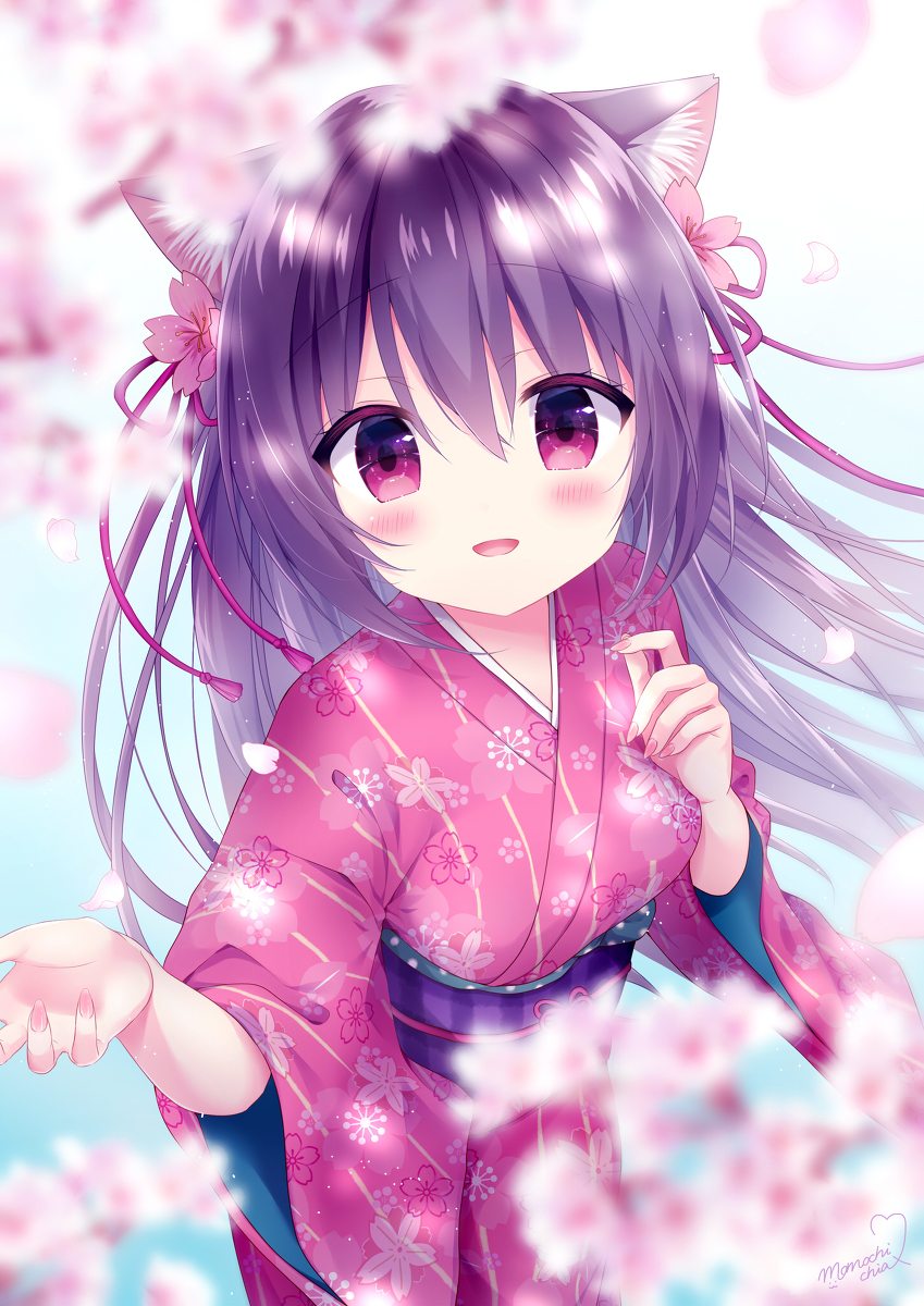 This is a pixiv picture whose title is 桜.