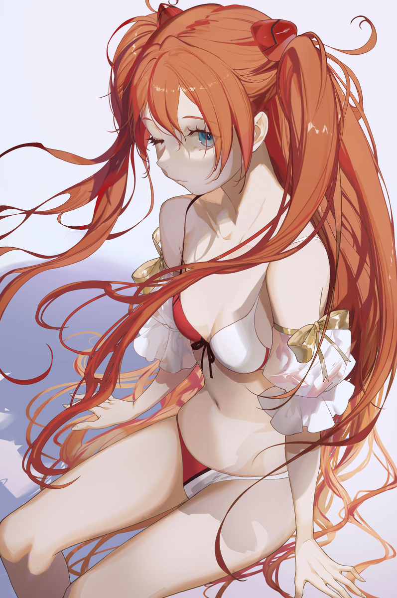This is a pixiv picture whose title is アスカ.