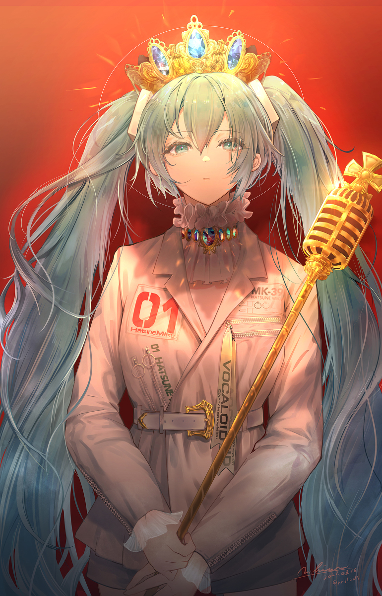 This is a pixiv picture whose title is "crown".