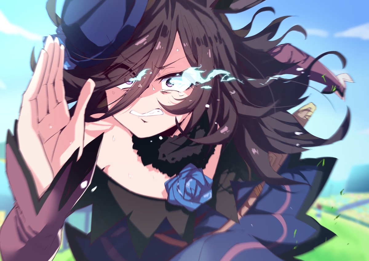 This is a pixiv picture whose title is ライスは…ヒーローだ！！.