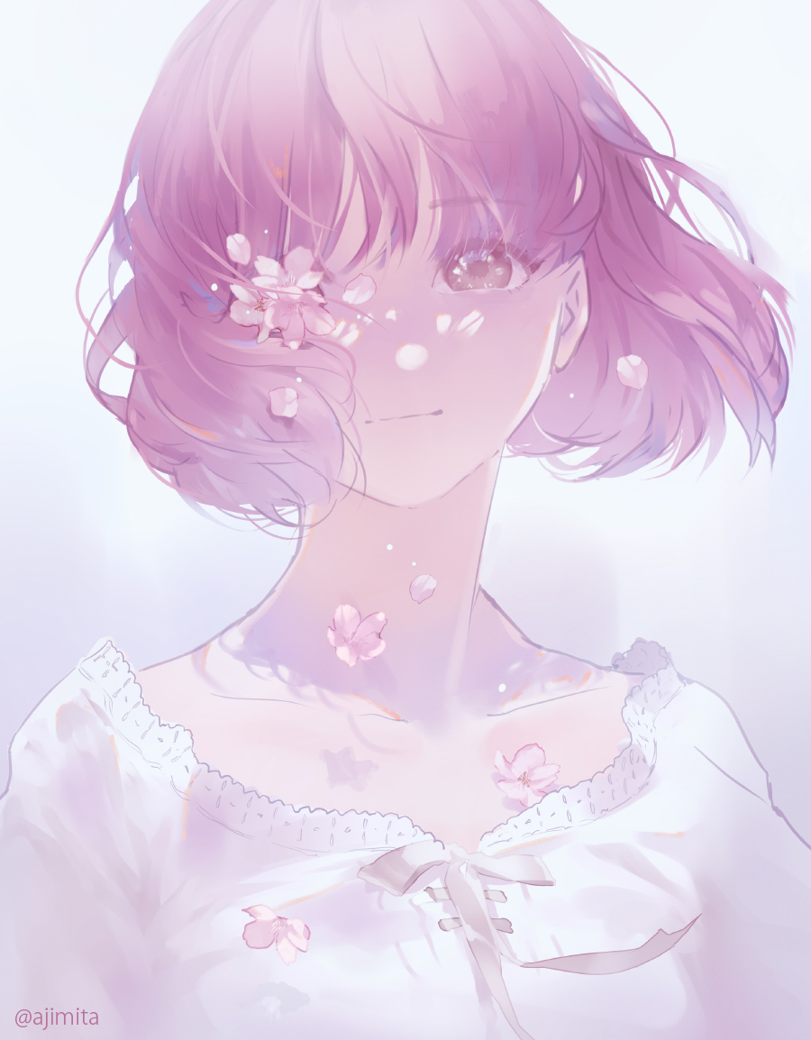 This is a pixiv picture whose title is 散.