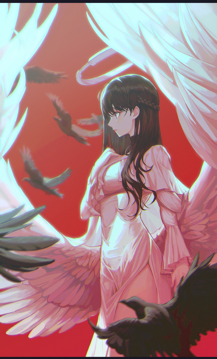 This is a pixiv picture whose title is Angel.