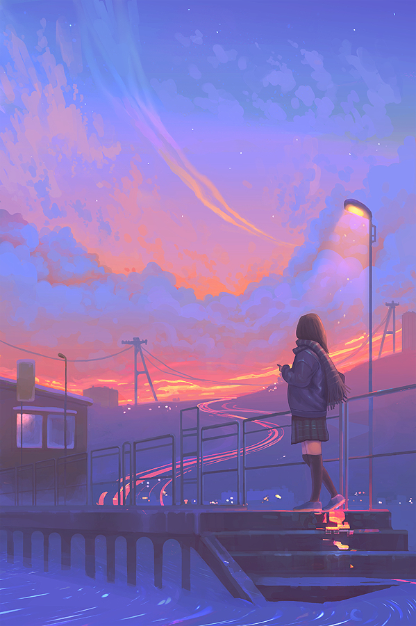 This is a pixiv picture whose title is Into Nothing.
