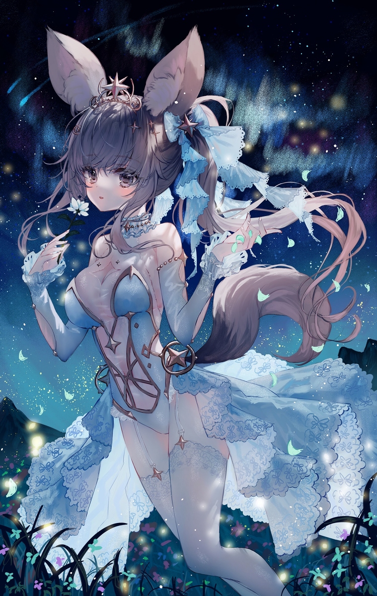 This is a pixiv picture whose title is もふ...