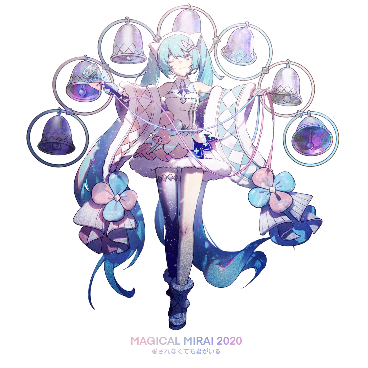 This is a pixiv picture whose title is magicalmirai2020.