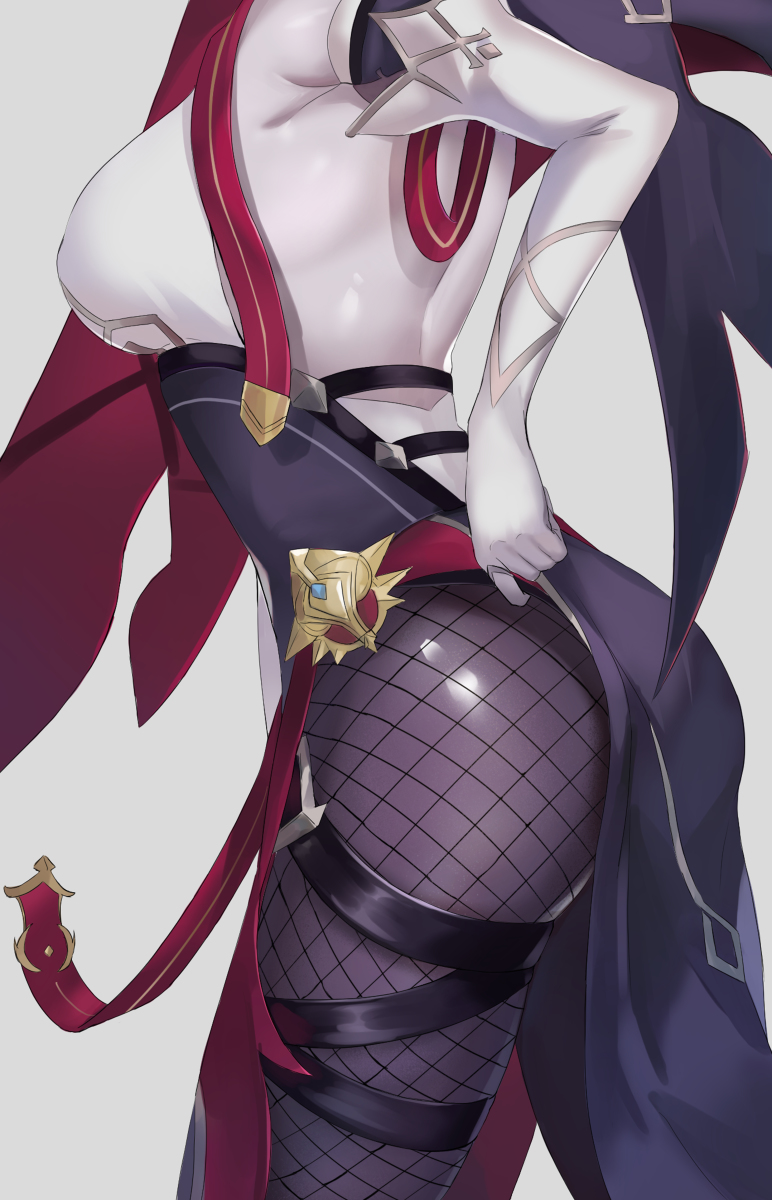 This is a pixiv picture whose title is Rosaria is THICC.